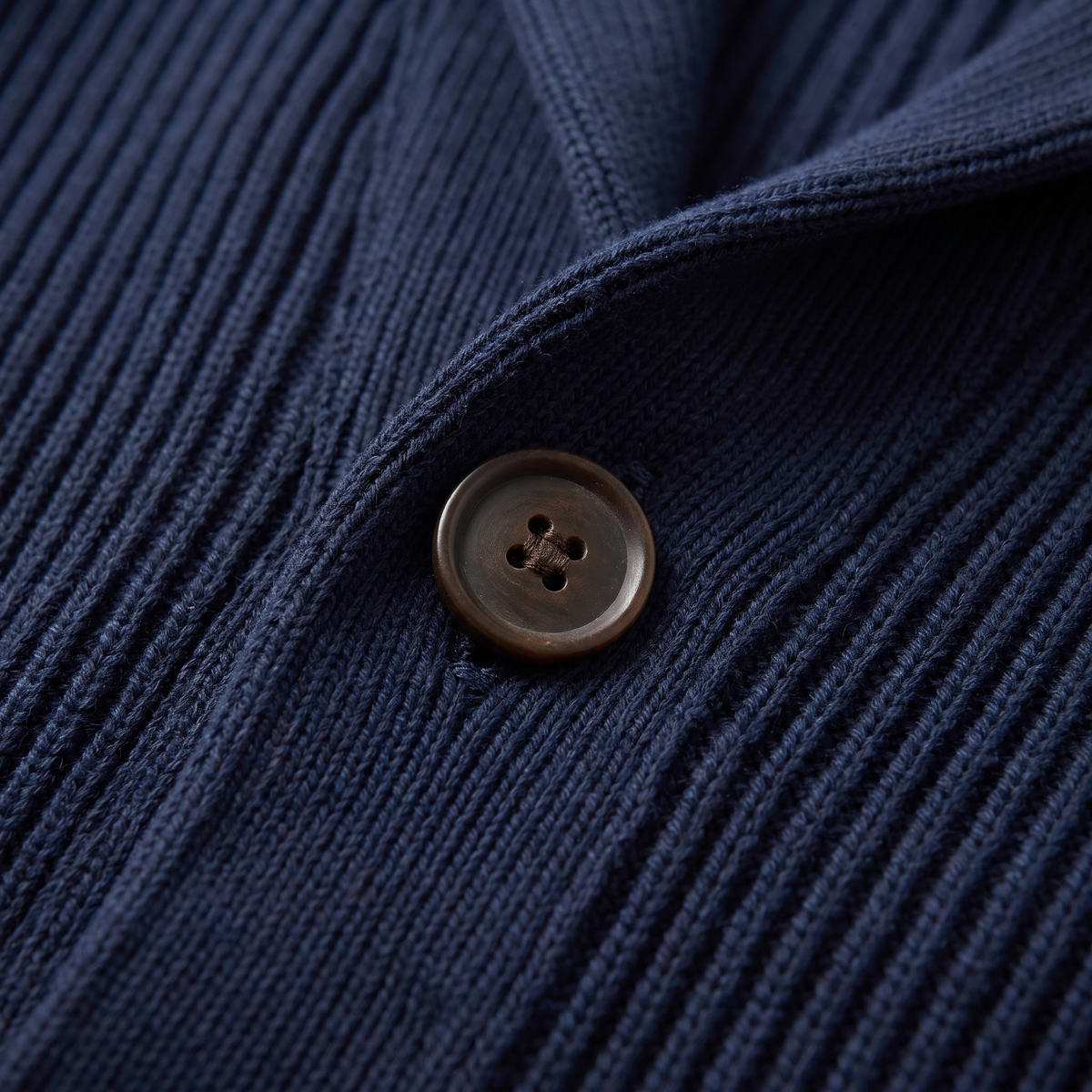 Refined Ribbed Knit Blazer