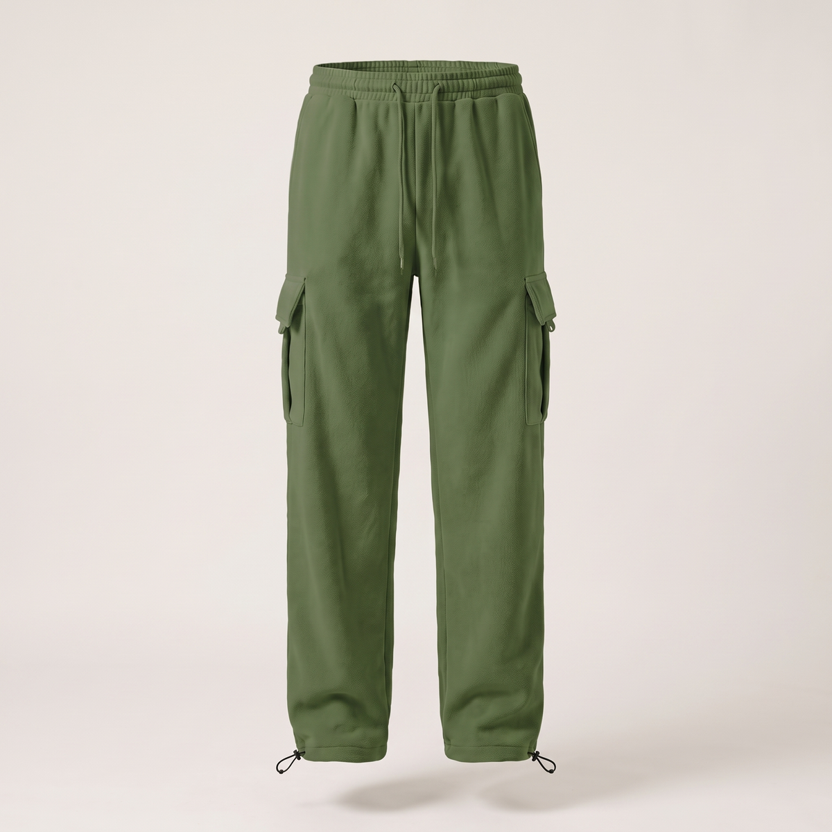 Relaxed Multi Pocket Jogger Trousers - Army Green
