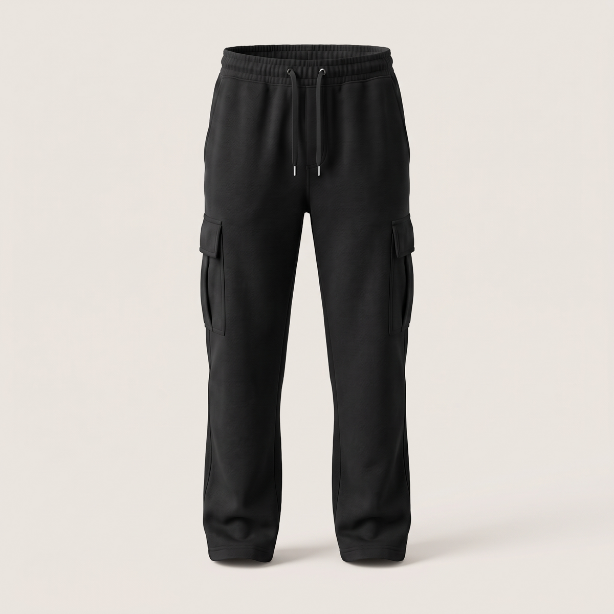 Relaxed Multi Pocket Jogger Trousers - Black