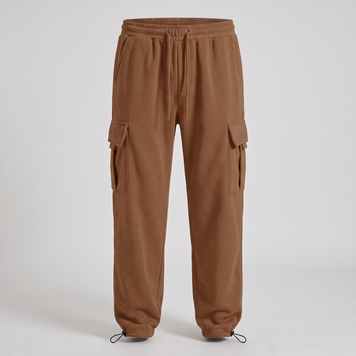 Relaxed Multi Pocket Jogger Trousers - Brown