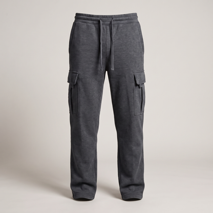 Relaxed Multi Pocket Jogger Trousers - Dark Grey