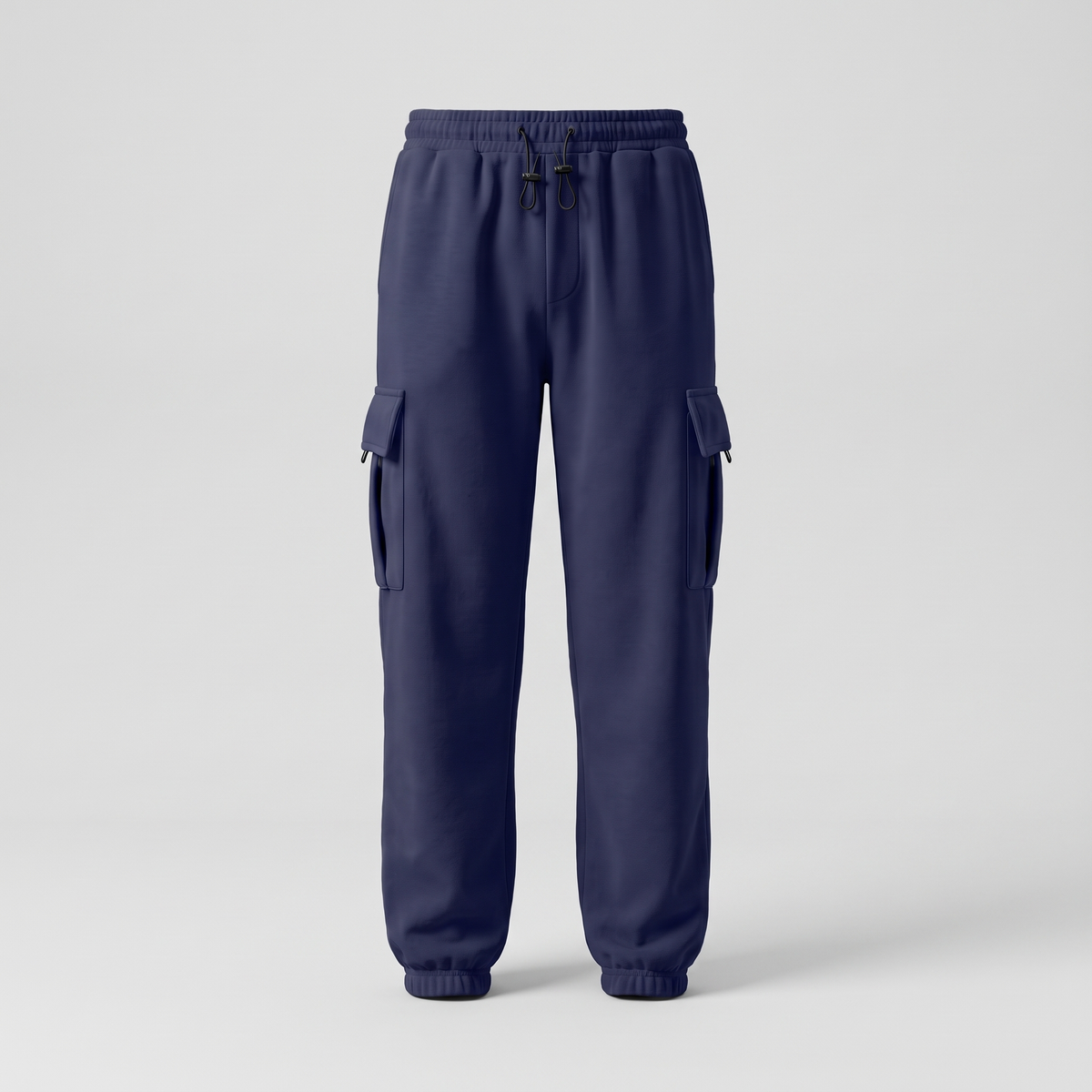 Relaxed Multi Pocket Jogger Trousers - Navy Blue