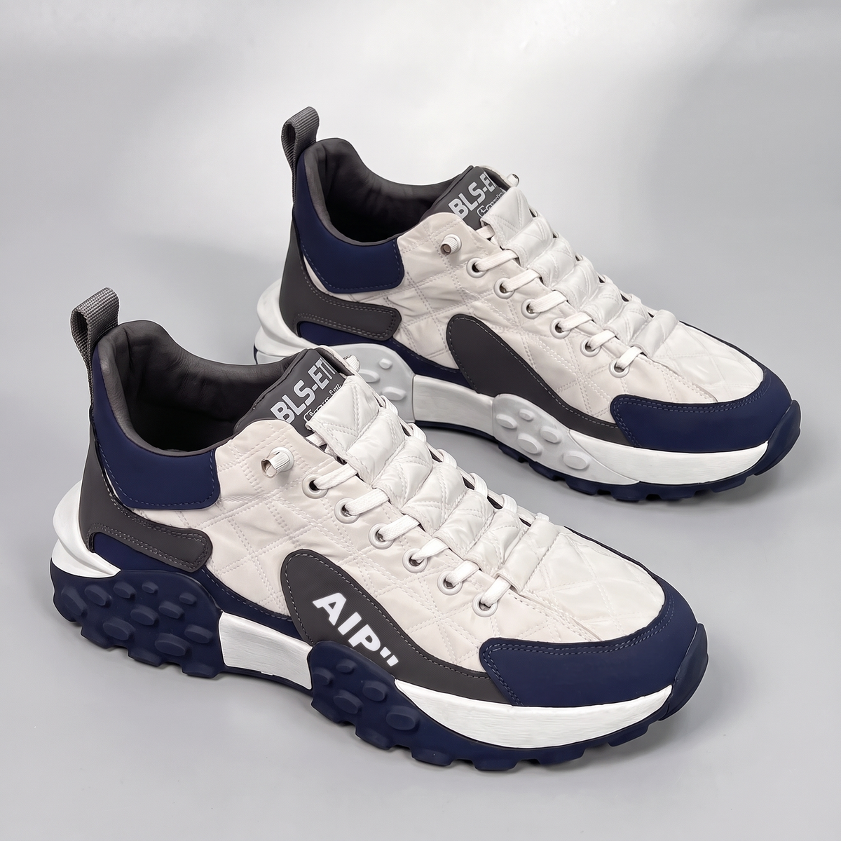 Retro Comfort Running Trainers - White
