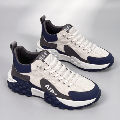Retro Comfort Running Trainers - White