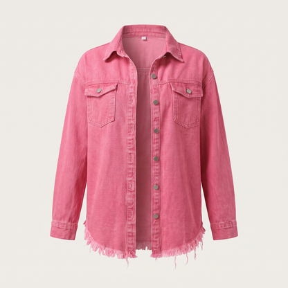 Rhett Denim Jacket - Pink