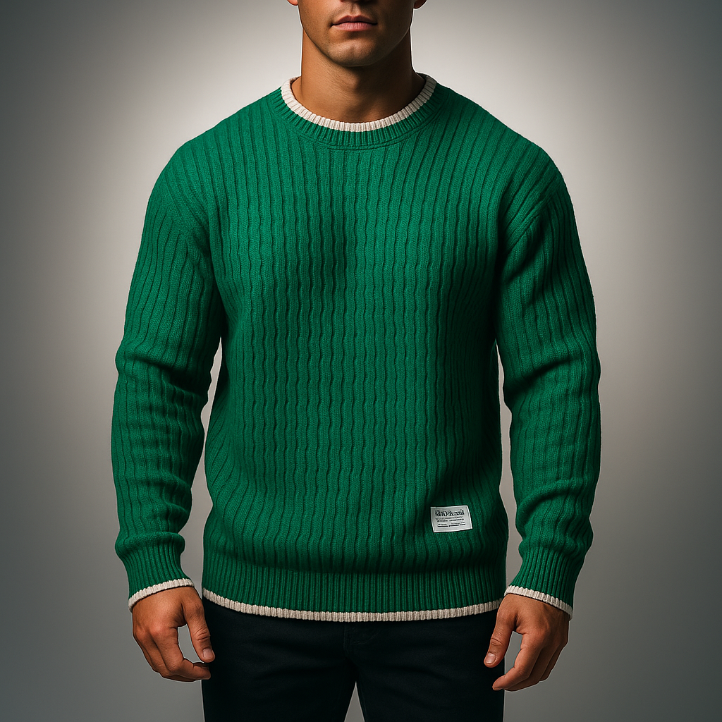 Rhettford Knit Pullover - Green