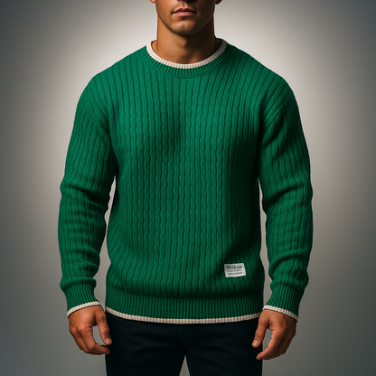 Rhettford Knit Pullover - Green