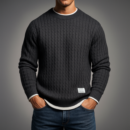 Rhettford Knit Pullover - Grey