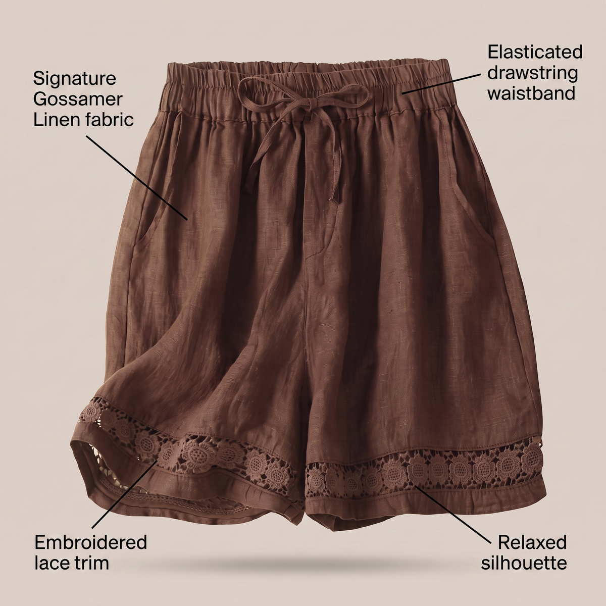 Rica Linen Shorts