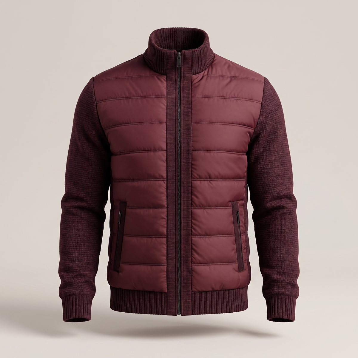 Ridgewood Fleece Jacket - Burgundy