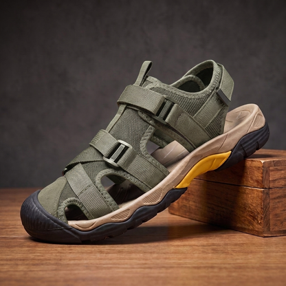 Ridgeworth Grip-Sole Trail Sandals - Green