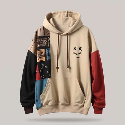 Riot Contrast Hoodie - Khaki