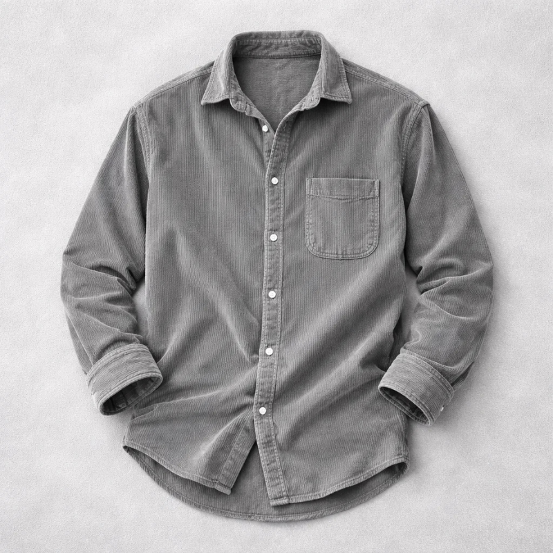 Riverside Cord Shirt - Grey
