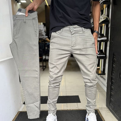 Riverside Slim Trousers - Grey