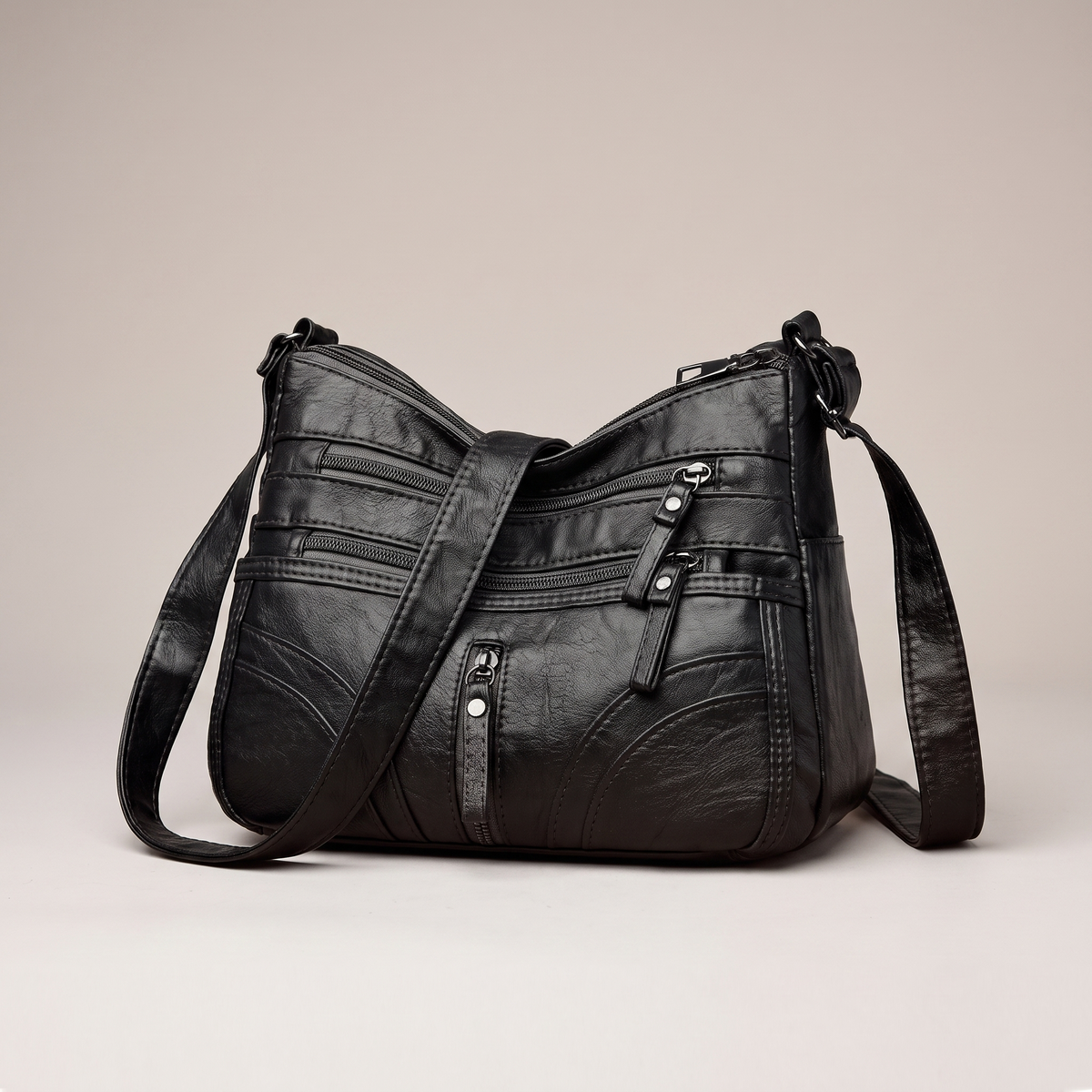 Riverton Vintage Tote - Black