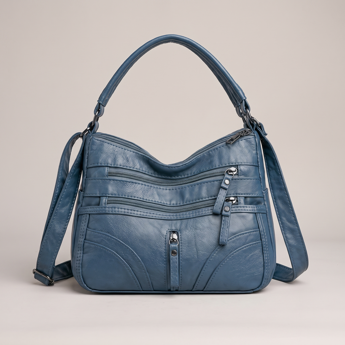 Riverton Vintage Tote - Blue