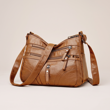 Riverton Vintage Tote - Brown