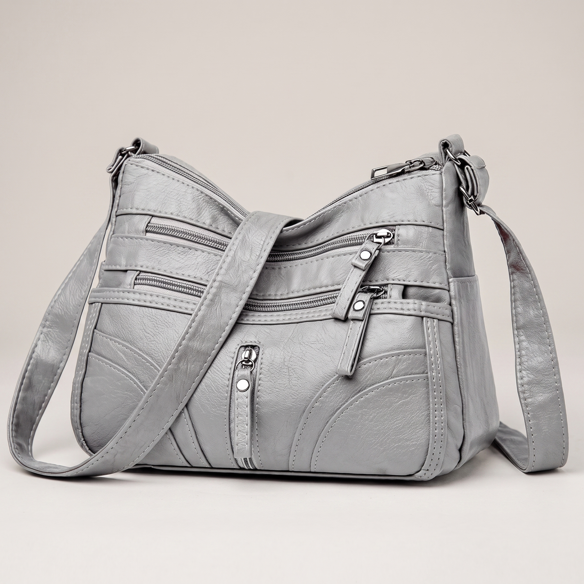Riverton Vintage Tote - Grey