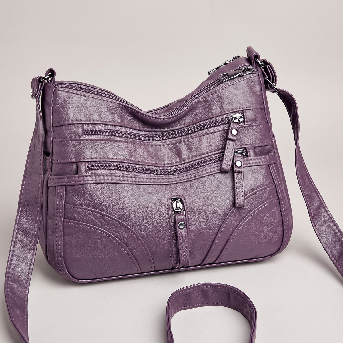 Riverton Vintage Tote - Purple