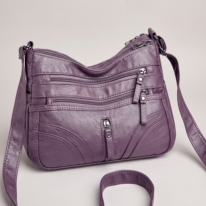 Riverton Vintage Tote - Purple