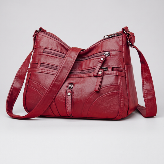 Riverton Vintage Tote - Red