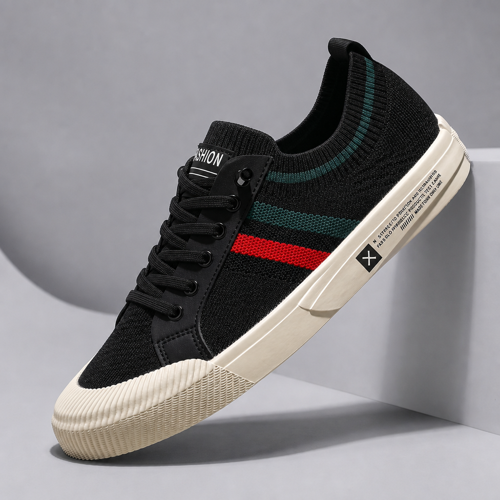 Riviera Knit Sneakers - Black