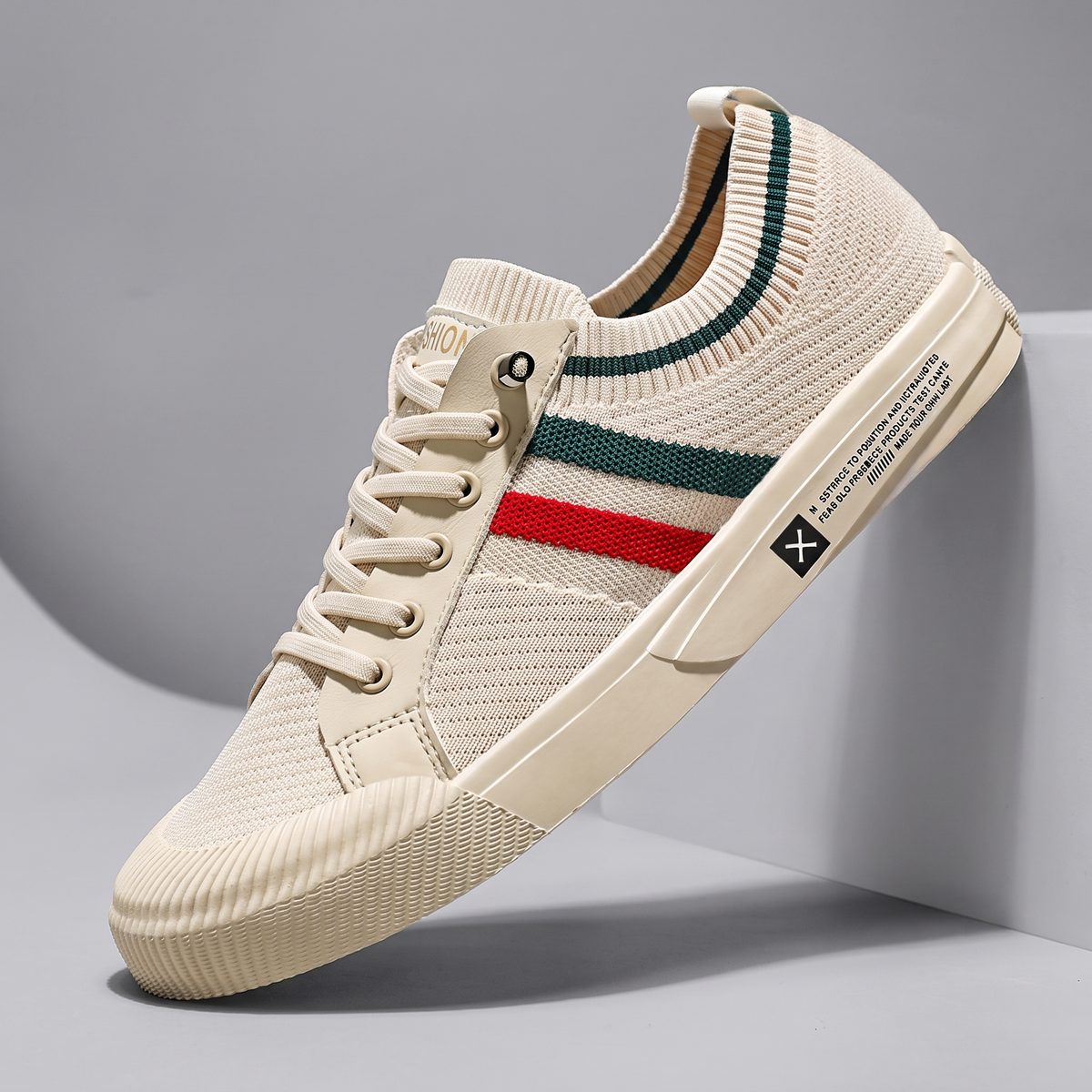 Riviera Knit Sneakers - Sandstone