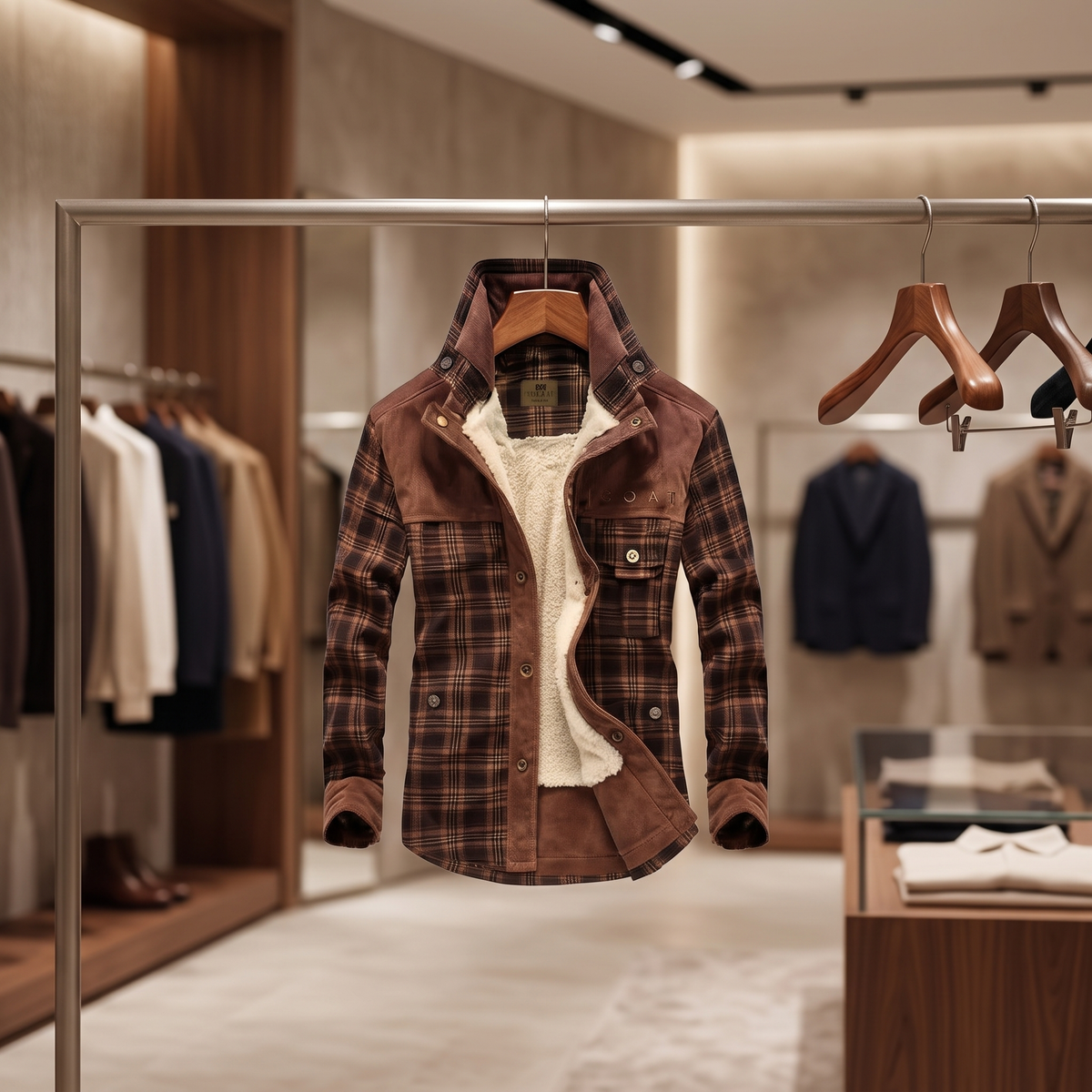 Rivingdale Fleece-Lined Jacket - Brown