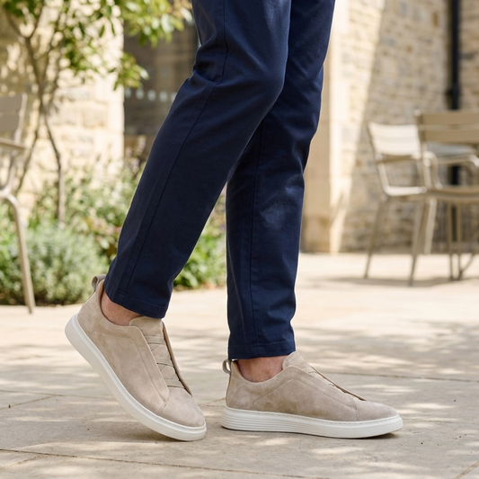 Rivington Suede-Look Comfort Trainers