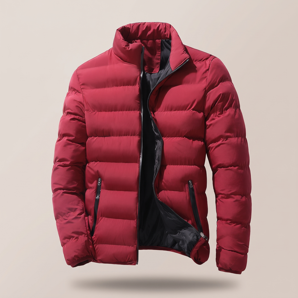 Rochford Heavyweight Winter Coat - Red