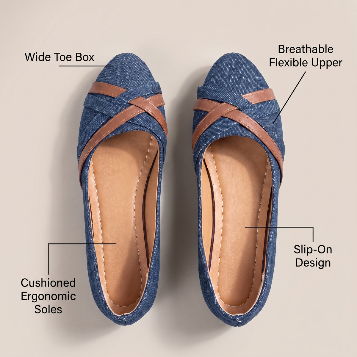 Roos Comfort Slip-Ons
