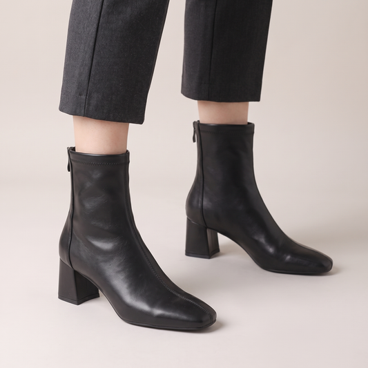 Rosalie Leather-Look Boots