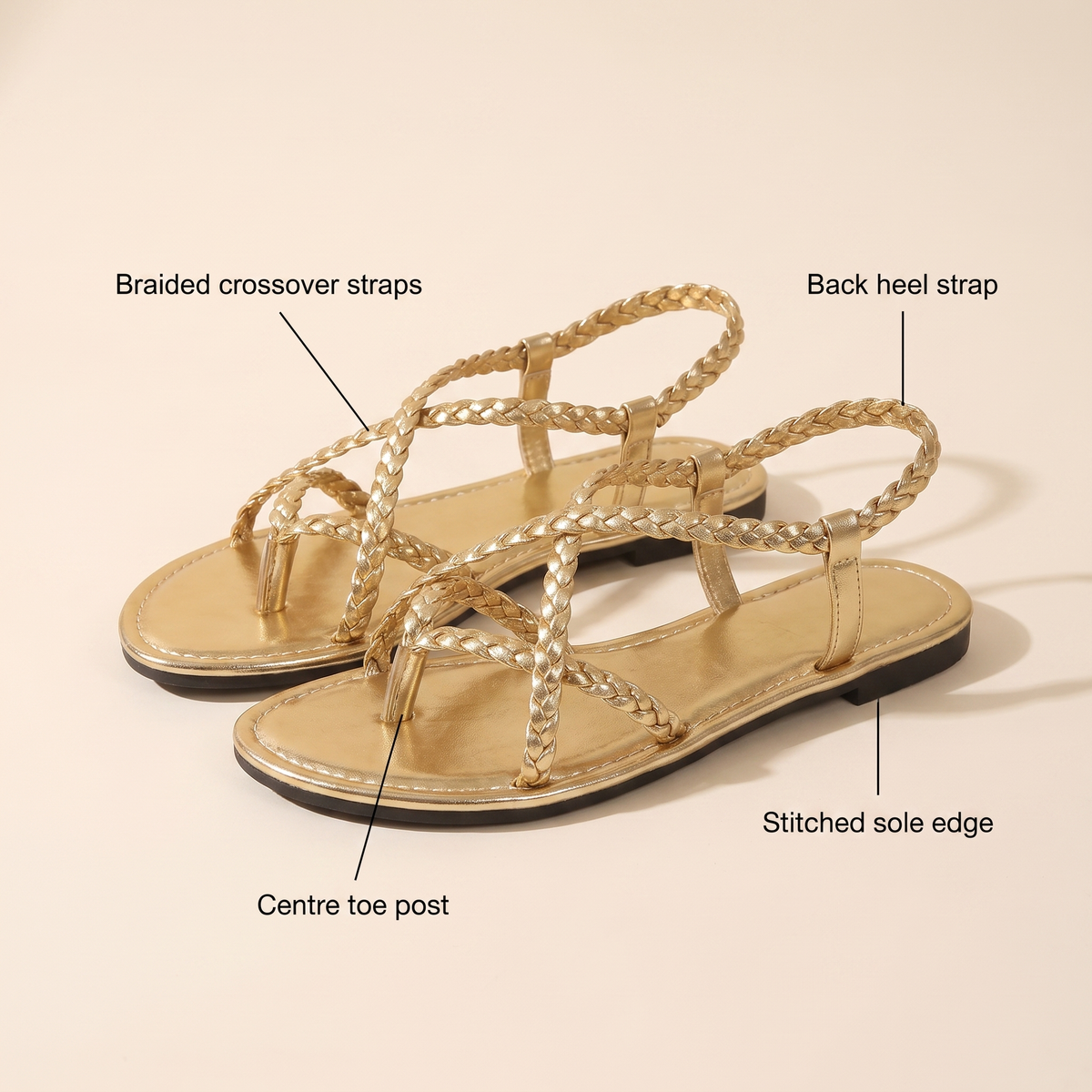 Roselle Resort Flat Sandals