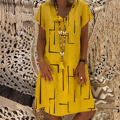 Rosethorn Easy-Wear Dress - Yellow