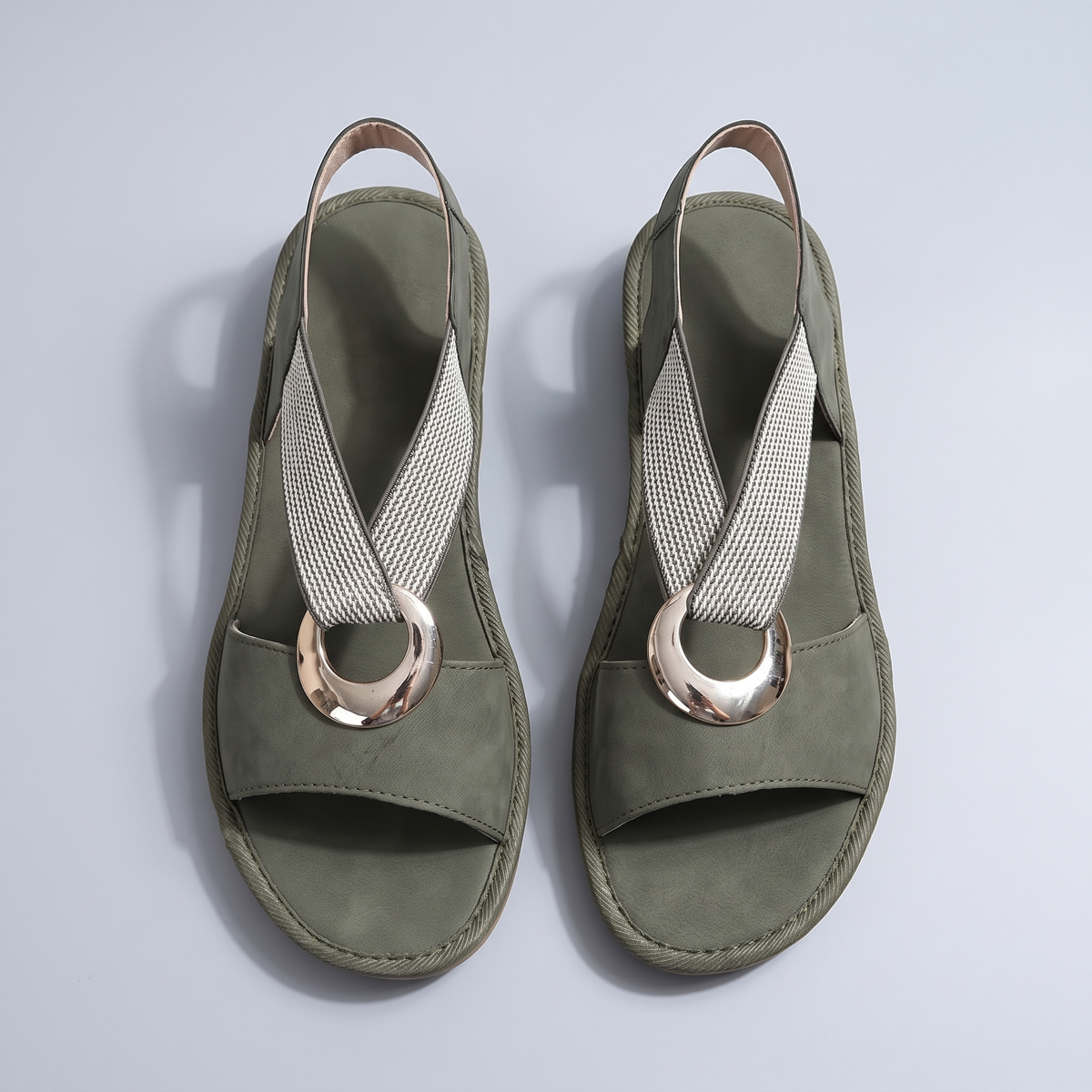 Rosmere Coastal Sandals - Green