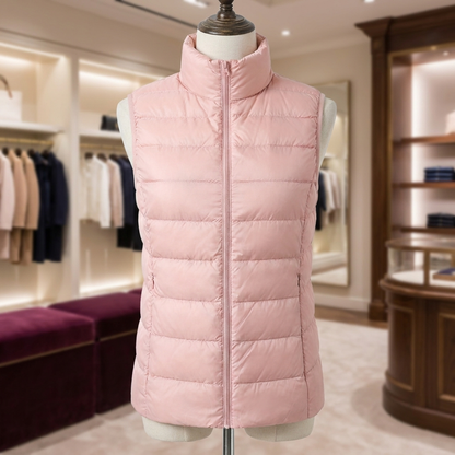 Rosmere Warm Gilet - Cherry Powder