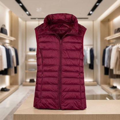 Rosmere Warm Gilet - Wine Red