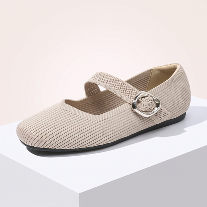 Rosmere Flexible Ballet Flats - Beige
