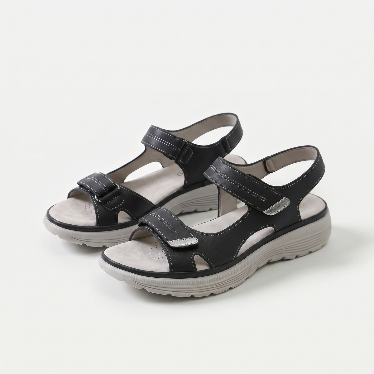Roswyn Comfort Sandals - Black