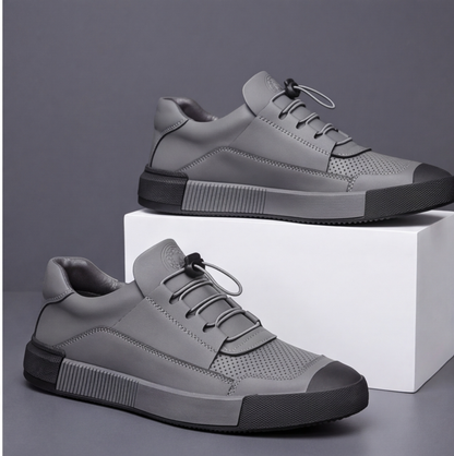 Rothbury Leather-Look Trainers
