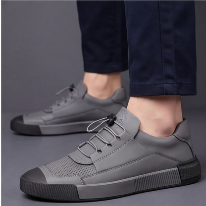 Rothbury Leather-Look Trainers