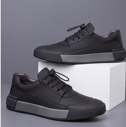 Rothbury Leather-Look Trainers