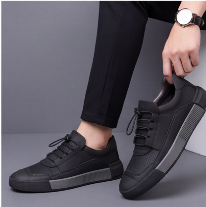 Rothbury Leather-Look Trainers