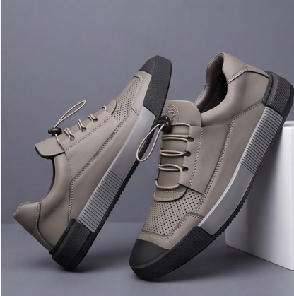 Rothbury Leather-Look Trainers