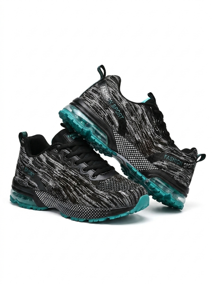 Rothley Performance Comfort Trainers - Black Blue