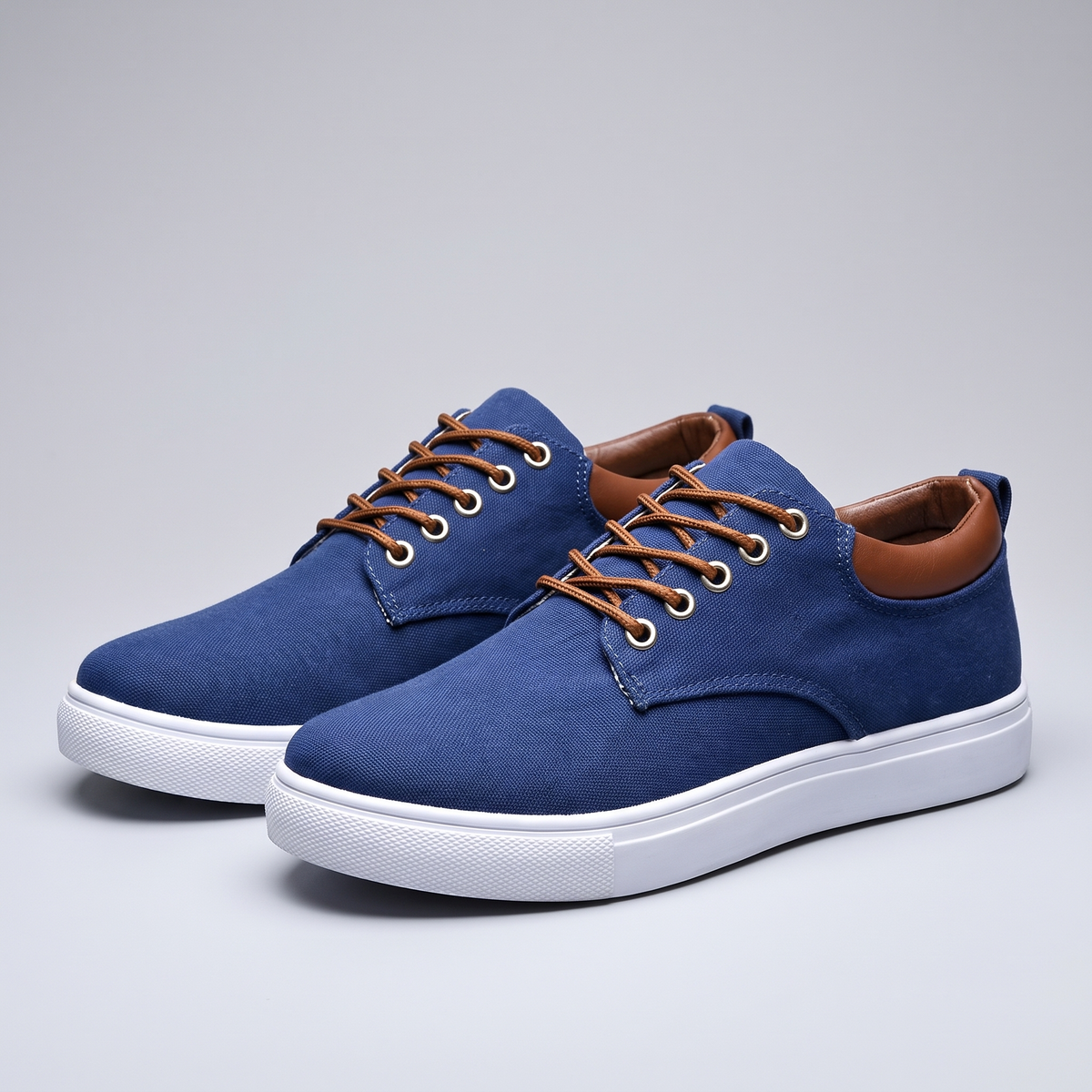 Rupert Casual Canvas Trainers - Blue