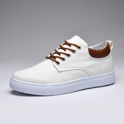 Rupert Casual Canvas Trainers - White