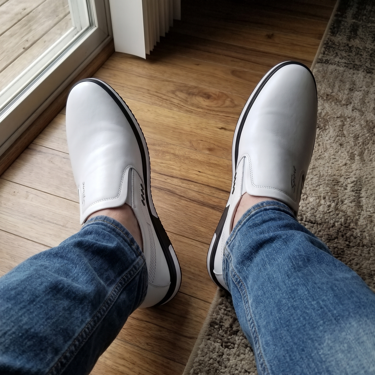 Rupert Smart Leather-Look Trainers