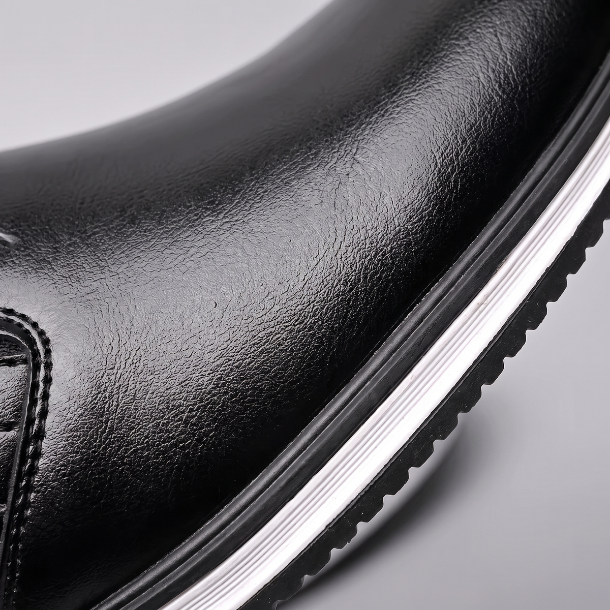 Rupert Smart Leather-Look Trainers