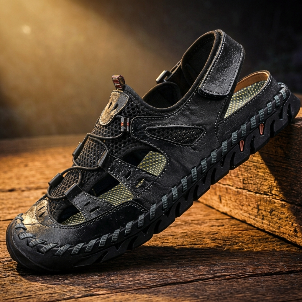 Ryeford Outdoor Walking Sandals - Black